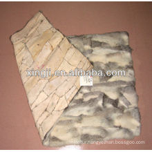 Chnese chinchilla rabbit belly fur plate